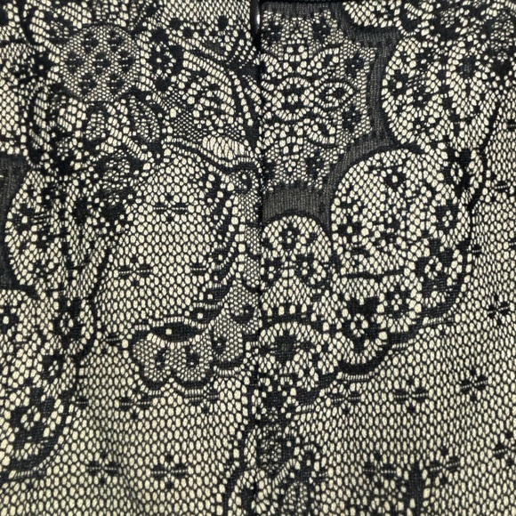 ANNE TAYLOR Black / Cream colored Skirt - size 10 - Picture 9 of 9